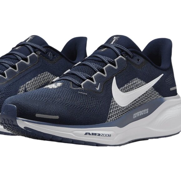 Nike Pegasus 41 Dallas Cowboys Sz 12.5 Men Running Shoe Navy Grey FZ5081-400 NEW - Picture 1 of 9